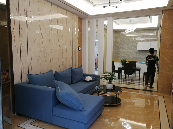 【實景案例】陶瓷一線好色先生黄色APP好色先生入口陶瓷磚重慶墊江200方專賣店鑒賞