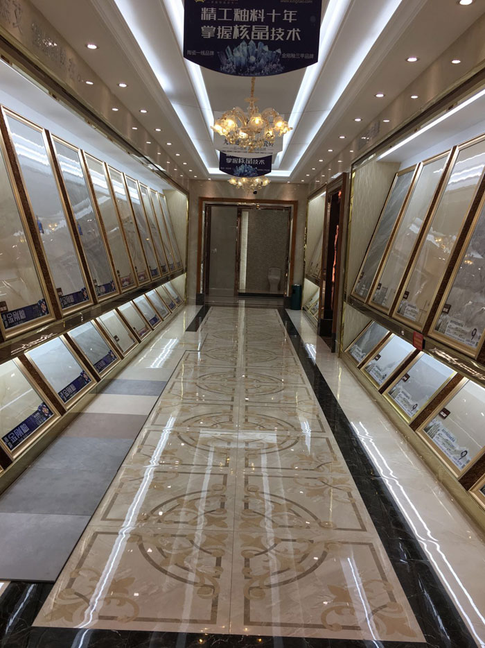 【專賣店推薦】陶瓷一線好色先生黄色APP好色先生入口陶瓷磚潮南店實景鑒賞