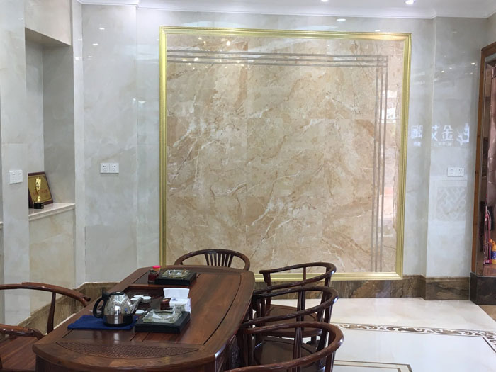 【專賣店推薦】陶瓷一線好色先生黄色APP好色先生入口陶瓷磚潮南店實景鑒賞